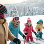 Narty zimą i chrześcijańskie wakacje latem